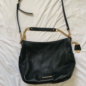 Michael Kors black shoulder bag purse